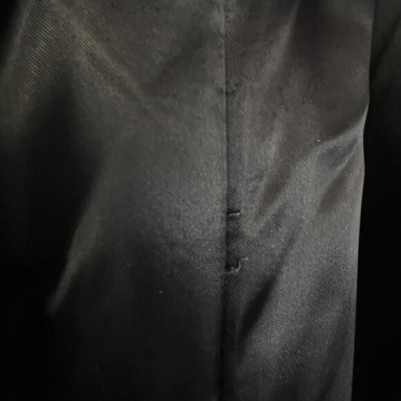 VTG Donovans Baby Llama & Wool 3/4 Length Winter Coat Blue/Purple Sz 12‎ - Picture 16 of 16